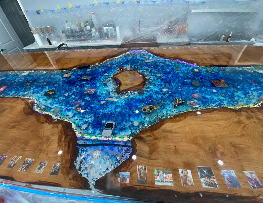 Custom Epoxy Table- 18ft X 6ft