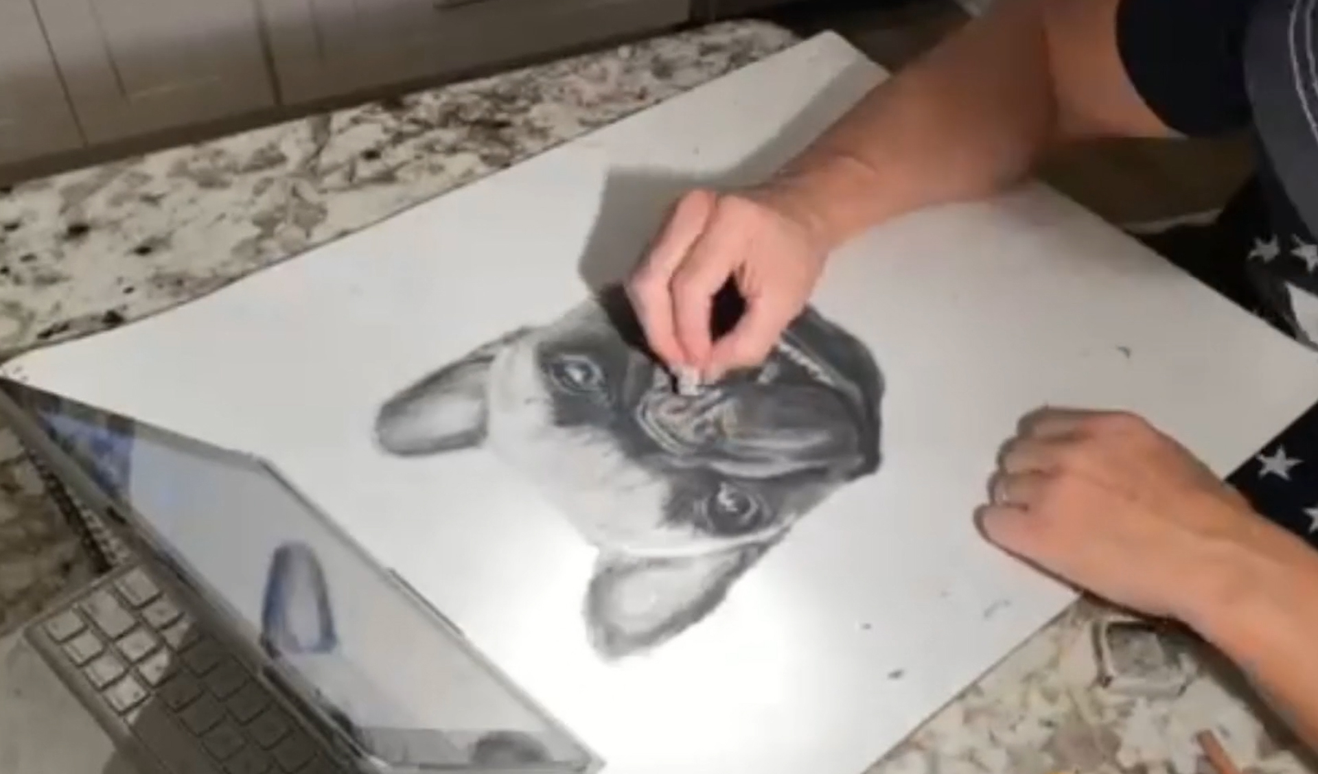 Charcoal Portrait Sketch