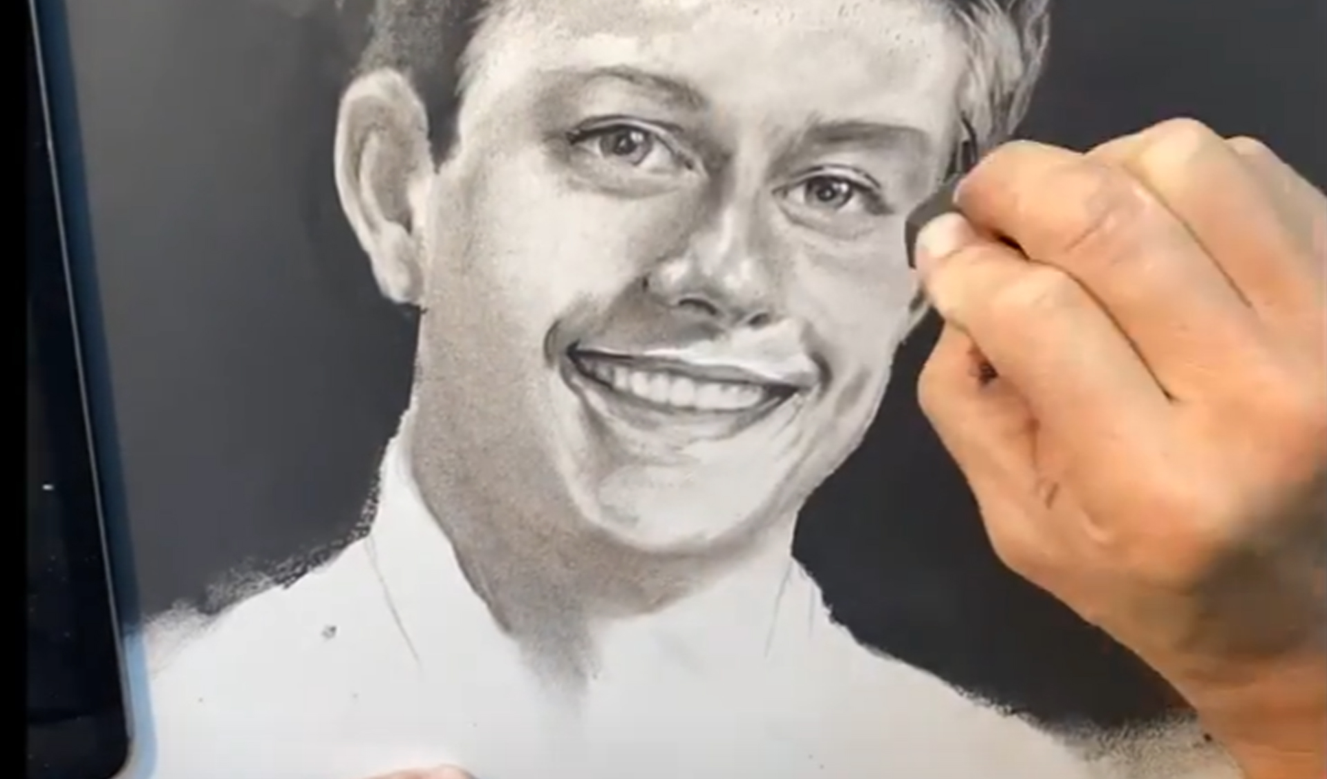 Charcoal Portrait Sketch